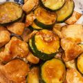 Gkims's cooksnap of when they made 鶏むね肉とズッキーニのポン酢炒め.