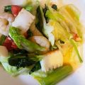 きなりん＊'s cooksnap of when they made 野菜タップリ海老とイカのガーリック炒め.