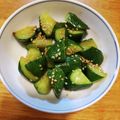 ナンキンハゼ's cooksnap of when they made 簡単おつまみ♫きゅうりのナムル☆.