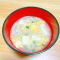 プー♡'s cooksnap of when they made トロトロ♪豆腐とえのきのかき玉スープ.