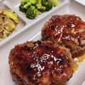 ちょちょこ✫'s cooksnap of when they made お弁当にも♪お手軽★照り焼きハンバーグ.