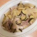 クックI1VBRX☆'s cooksnap of when they made 彼絶賛！ズッキーニと豚肉のマヨポン炒め.