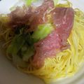 ★食いしん坊母さん★'s cooksnap of when they made 簡単キャベツと生ハムの絶品パスタ☆.