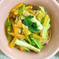 ＊＊めろん＊＊'s cooksnap of when they made 電子レンジで簡単調理！小松菜の煮浸し.