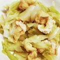 唯斗mama's cooksnap of when they made ＊簡単あと一品＊キャベツと油揚の白だし煮.