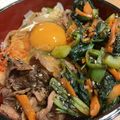 hakobetet's cooksnap of when they made フライパンde石焼風ビビンバ.