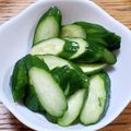 ポニーリボン's cooksnap of when they made 1分でできる簡単きゅうりの浅漬け.
