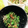 クックE662AA☆'s cooksnap of when they made レンジで簡単！オクラおかか和え.