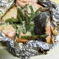 ｋａｍｉｙａｍａ's cooksnap of when they made 生銀鮭の塩麹バターホイル蒸し.