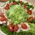 ポコ子☆29乃お台どこ's cooksnap of when they made 冷凍きゅうりのすりおろし豚しゃぶサラダ.