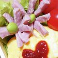 ﾋﾟﾛﾐ♡'s cooksnap of when they made ✿ウィンナーお花に枝豆さしちゃった✿.