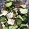 ささささ＆＊'s cooksnap of when they made 長いもきゅうり&薬味のごま醤油和え.