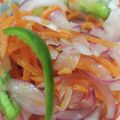 mama3333's cooksnap of when they made 夏野菜とイカのマスタードマリネ.