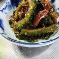 京ん家's cooksnap of when they made 大人の楽しみ☆ゴーヤのピリリ山椒炒め.