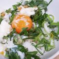 あさここなっつ's cooksnap of when they made 牛角風？ネギたまごはん「ねぎたま丼」.