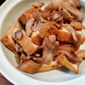 ばたみそーぱん☆'s cooksnap of when they made 簡単おかず♡厚揚げと舞茸のマヨポン炒め.