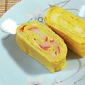 SP♪'s cooksnap of when they made お弁当。卵焼き。かにかまぼこ入り.