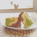 macnana's cooksnap of when they made 抹茶とココアのマーブルシフォンケーキ.