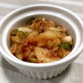 ☆のん☆☆'s cooksnap of when they made 長ねぎとキムチのあえもの.