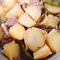 変幻自在の悪戯神ロキ's cooksnap of when they made モロッコいんげんとジャガ芋と平天の煮物.