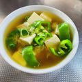 azbjbn's cooksnap of when they made ピーマンと豆腐の味噌汁.