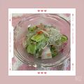 yocoみるくてぃ's cooksnap of when they made 胡瓜・カニカマ・春雨のツルツル酢の物♪.