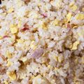 suisuimoco's cooksnap of when they made ひとりランチ・お弁当に✿梅ネギ卵炒飯.