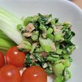 yukoko☆'s cooksnap of when they made かんたん☆セロリ葉っぱごとゴママヨ和え♪.