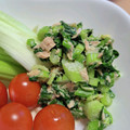 yukoko☆'s cooksnap of when they made かんたん☆セロリ葉っぱごとゴママヨ和え♪.