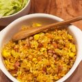 みきみきちゃんちゃん's cooksnap of when they made 10分作☆カレー炒飯手順で選ぶ深ねぎ×○.