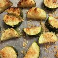 きゃろぽて's cooksnap of when they made 簡単！揚げないサクサクチーズズッキーニ！.