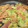 クックP0K2PR☆'s cooksnap of when they made ロメインレタスとベーコン卵炒め.