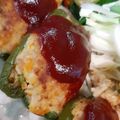 昔ヤクルトレディさん's cooksnap of when they made 簡単おからハンバーグ.