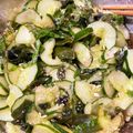 クックEDUH8X☆'s cooksnap of when they made 夏にピッタリ♩キュウリとシソのごま和え.