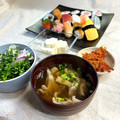 かっちゃん杉's cooksnap of when they made 薄揚げと舞茸のお吸い物.