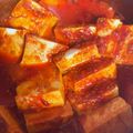 ちゃとP's cooksnap of when they made 韓国の常備おかず！豆腐の煮物（두부조림）.