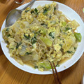 ミレーちゃん's cooksnap of when they made 白菜のすき焼き風卵とじ.