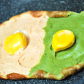 LittleBall's cooksnap of when they made 【魔界のご馳走】緑の目玉焼き.
