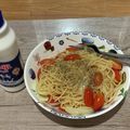 イチローさんの台所's cooksnap of when they made ☆簡単☆レモン玉ねぎミニトマトのパスタ.