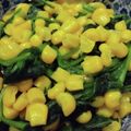 choco＊７'s cooksnap of when they made ほうれん草とコーンのソテー（お弁当にも）.