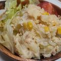 fu♪♪'s cooksnap of when they made 和風ツナコーンポテトサラダ！.