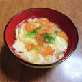 もふもふクロさん's cooksnap of when they made ヘルシー\♡/トマトと溶き卵のお味噌汁〜.