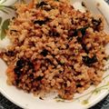 プルンバゴ's cooksnap of when they made めちゃうま！！鳥挽肉のそぼろ丼.
