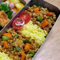 ぼんちゅう食堂's cooksnap of when they made 超簡単♪残りカレーでドライカレー☆.