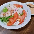 ponnko's cooksnap of when they made 【農家のレシピ】小エビのカクテルサラダ.