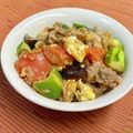 島子☆'s cooksnap of when they made 【台湾】夏バテに！トマトきゅうり卵の炒物.