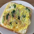 みちかな's cooksnap of when they made フライパンで簡単★食パンキッシュ.