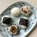 Ruriluru's cooksnap of when they made 沢庵と昆布の二刀流おにぎり.