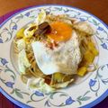 ブランディ's cooksnap of when they made キャベツたっぷり★卵乗せソース焼きそば.