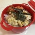 papikun's cooksnap of when they made めんつゆで簡単親子丼.